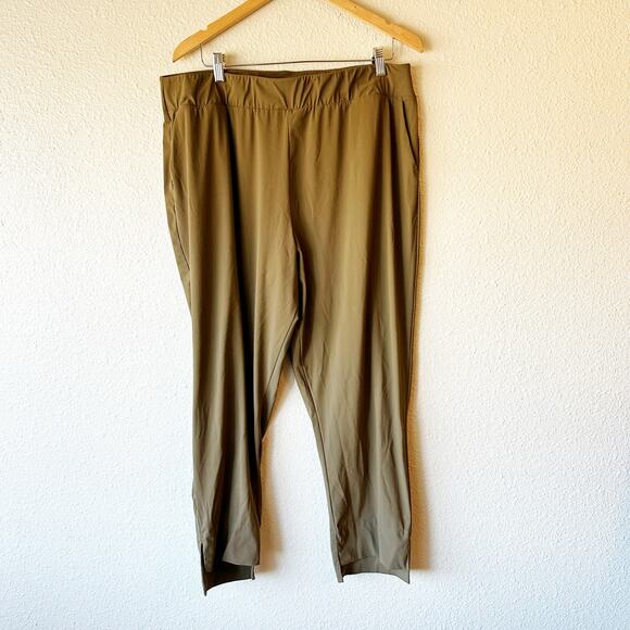 Aday Straight Up Dress Pants in Olive Green sz XL - Picture 3 of 9